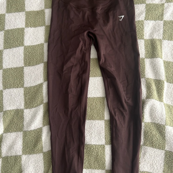 Gymshark Sweat Seamless Leggings -Shadow Brown - Picture 2 of 4